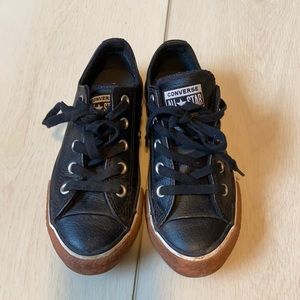 Converse leather shoes